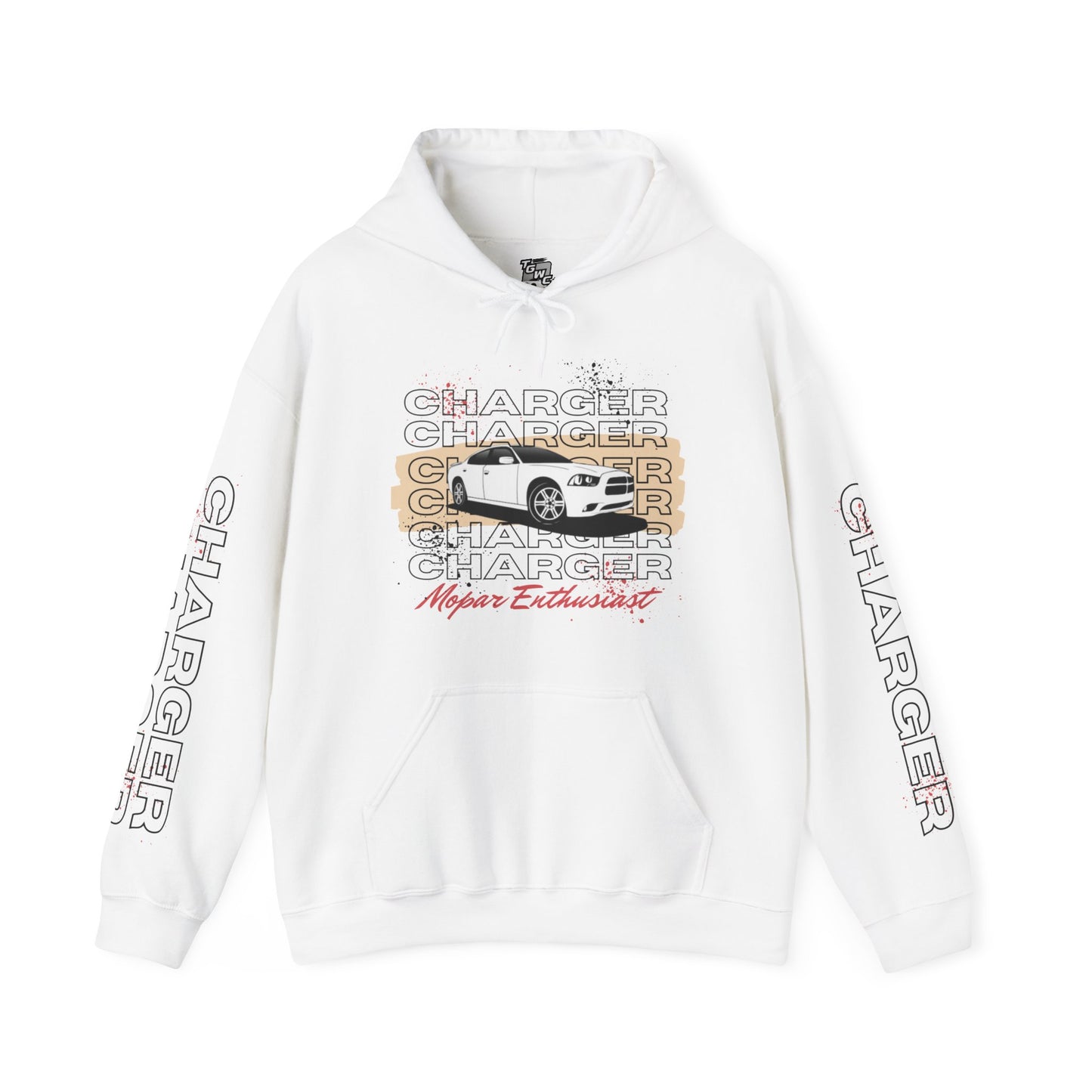 Dodge Charger, Mopar Enthusiast Hoodie by TGWC