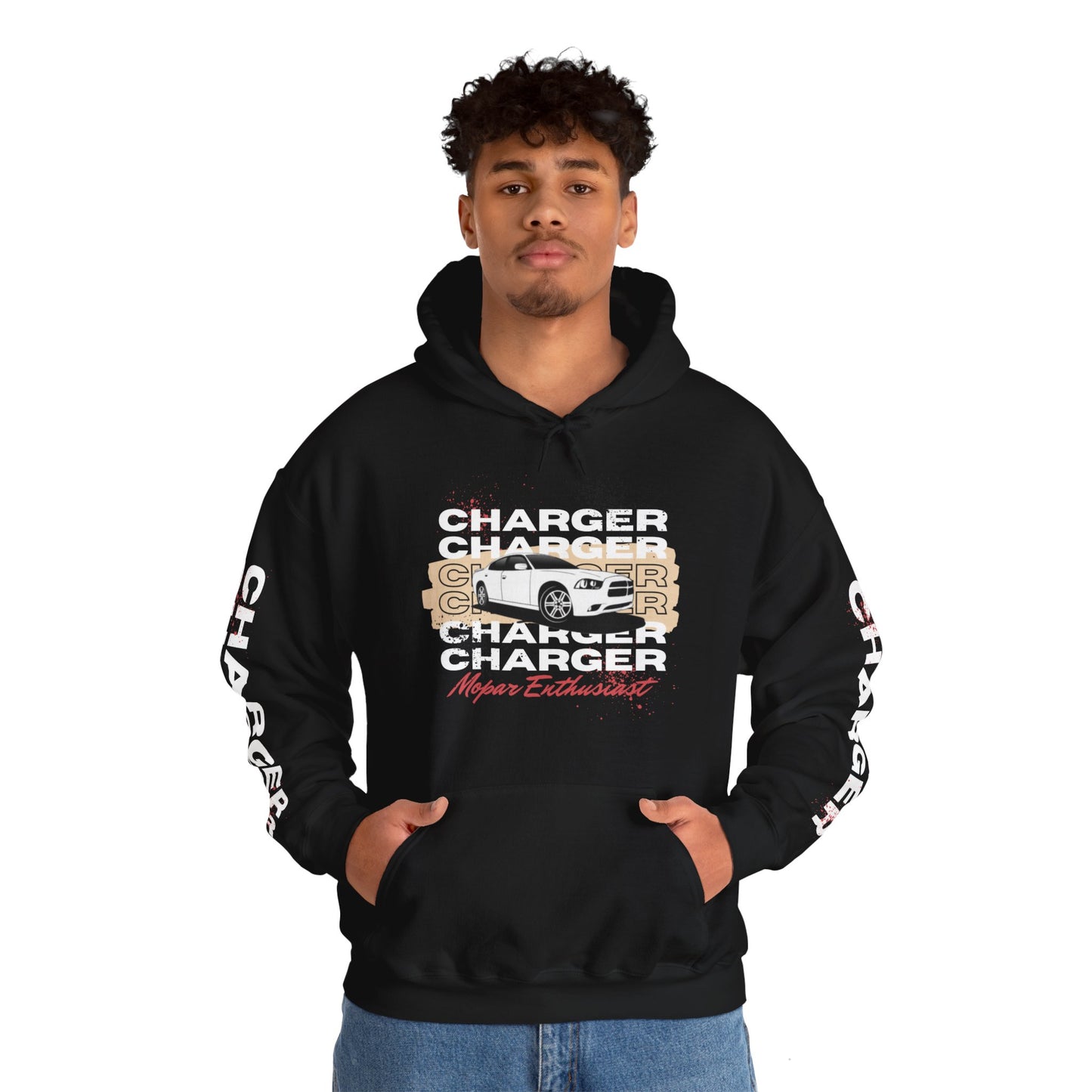 Dodge Charger, Mopar Enthusiast Hoodie by TGWC